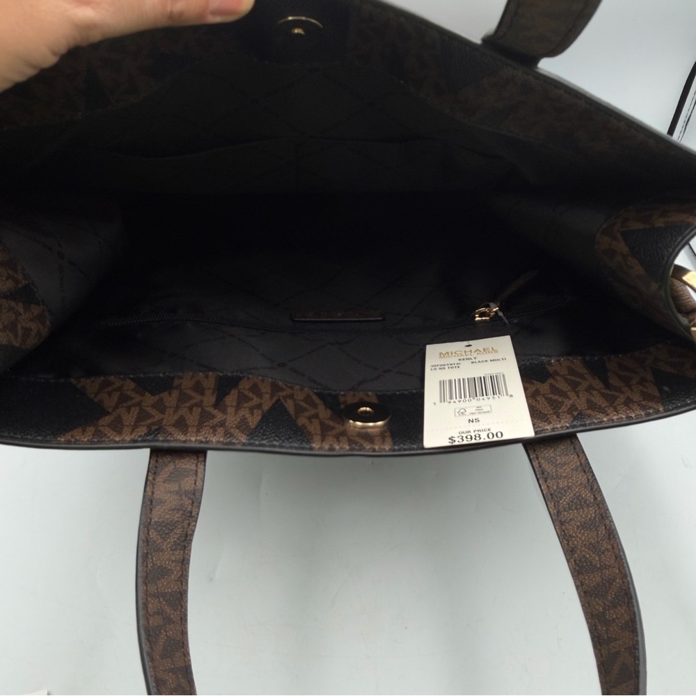 Michael Kors Kenly Large MK Logo Tote Bag NWT - Picture 7 of 10